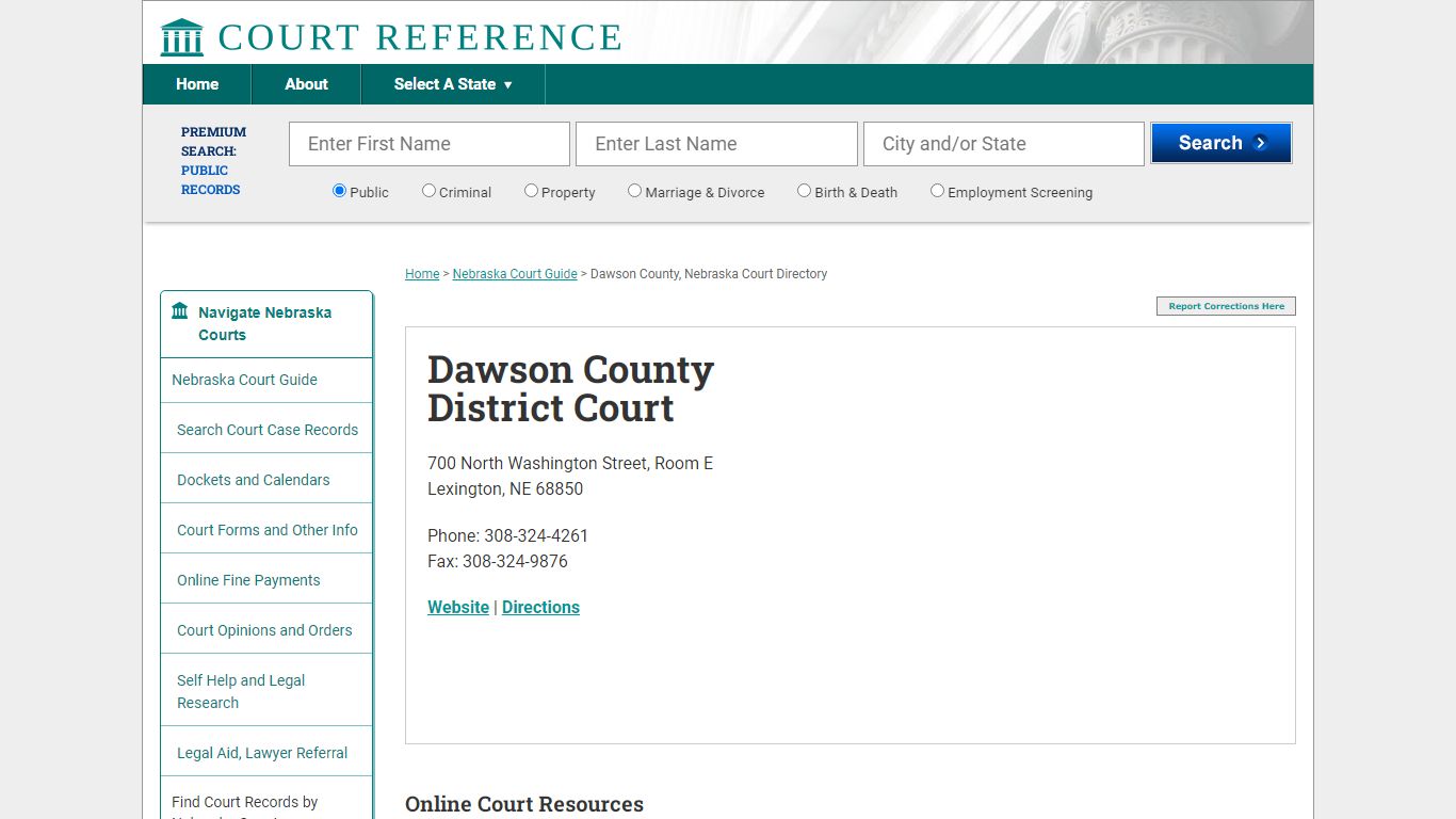 Dawson County District Court