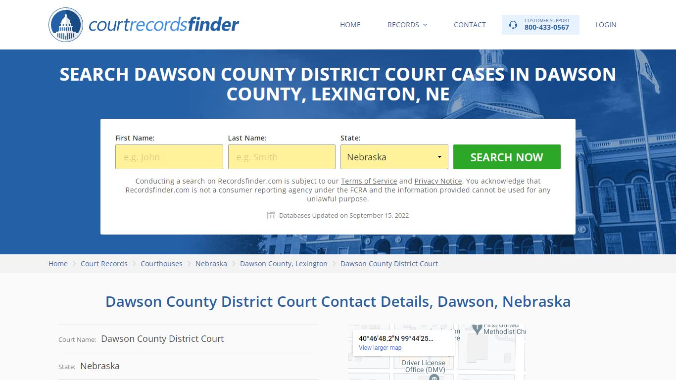 Dawson County District Court Case Search - RecordsFinder